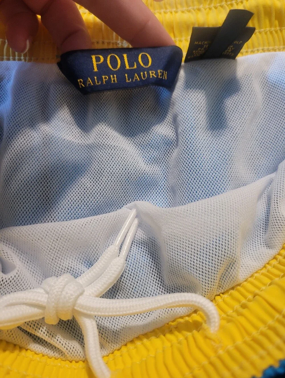 Ralph Lauren Blue Athletic Swim Shorts